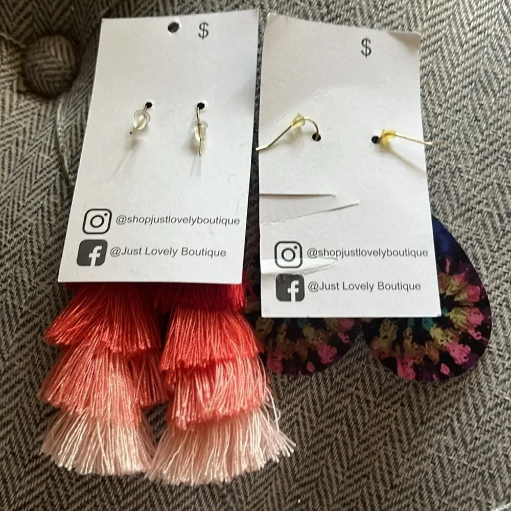 Two Just Lovely Boutique Earrings Sets